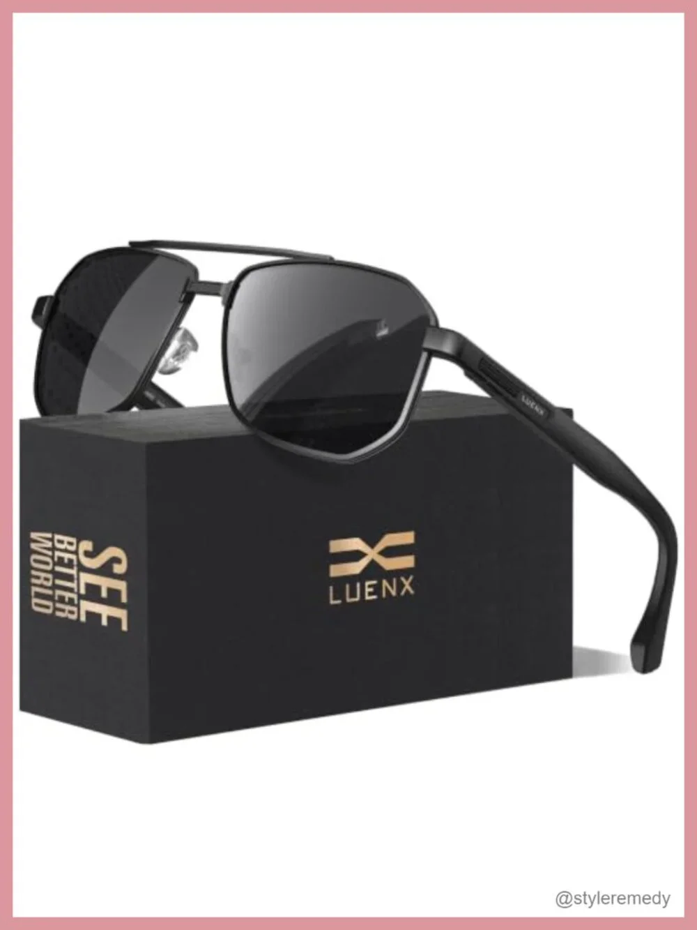 Polarized Aviator Square Sunglasses UV Protection Driving Fishing
